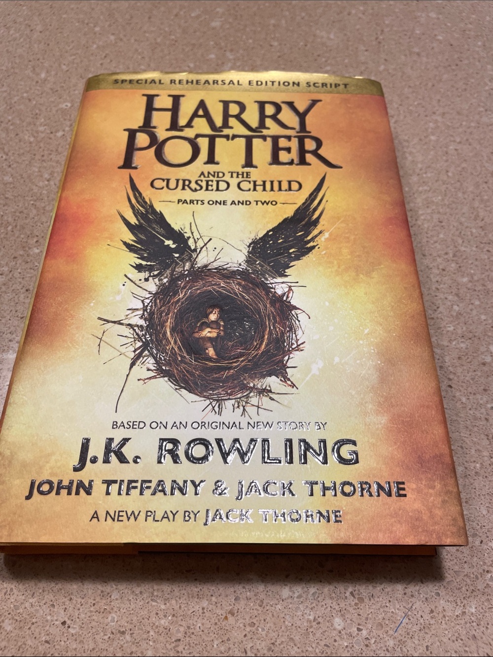 Harry Potter and the Cursed Child Special Rehearsal Edition - Gold/Yellow Cover